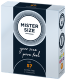 Mister.Size 57 mm Condoms 3 Pieces