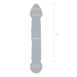 Szklane dildo ze stymulującą teksturą Glas Full Tip Textured Glass Dildo