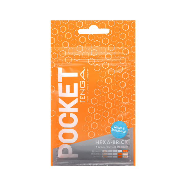 Мастурбатор Pocket Stroker Hexa-Brick Tenga