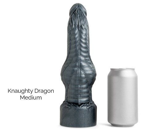 Smocze Dildo Knaughty Dragon Soft Red Vac M Mr Hankeys