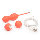 Kulki Gejszy Do Ćwiczeń Mięśni Kegla Bloom Coral We-Vibe