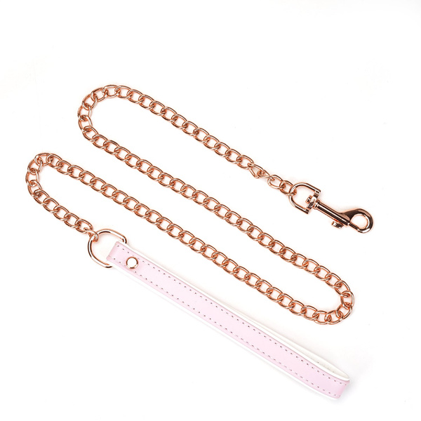 Obróżka White & Pink Fairy Goat Leather Collar Liebe Seele
