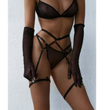 Ginny чорні стрінги L/Xl Promees