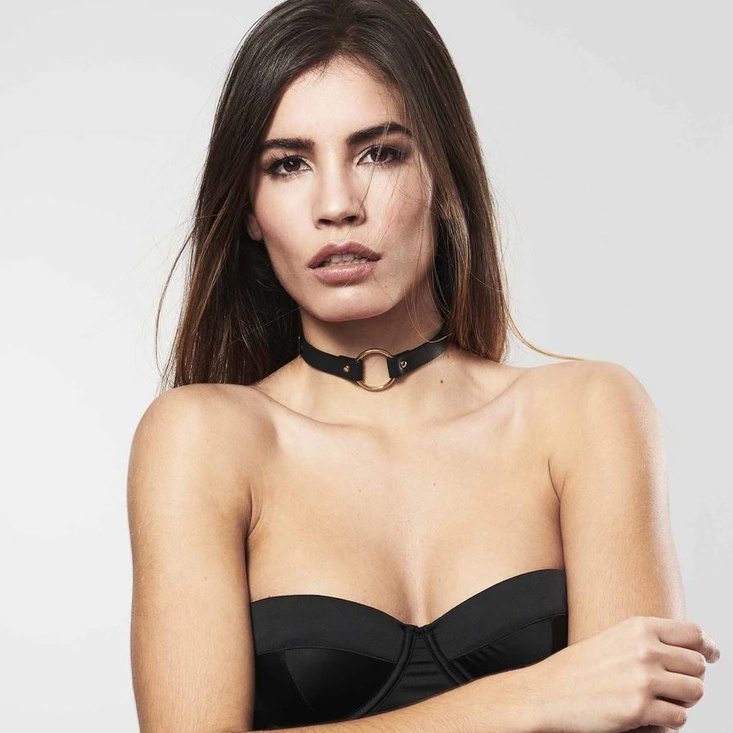 Bijoux Indiscrets Maze Single Choker Black