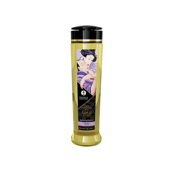 Shunga Erotic Massage Oil Sensation / Lavender 240ml