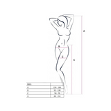 Панчохи Stockings S011 Black Passion