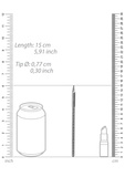 Pożebrowana sonda do cewki Ouch! Urethral Sounding Ribbed Dilator