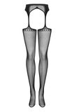 Garter Stockings S314 Czarne S/M/L Obsessive