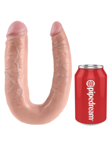 Podwójne Dilda Cieliste 44Cm U-Shaped Large Double Trouble King Cock