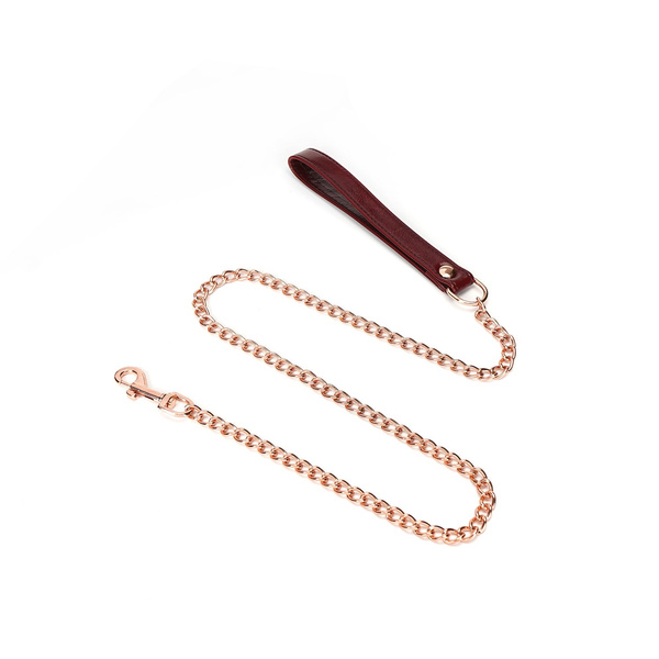 Obróżka Ze Smyczą Wine Red Collar And Leash Liebe Seele