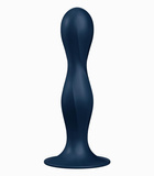 Dildo z wewnętrznymi kulkami Double Ball-R dark blue