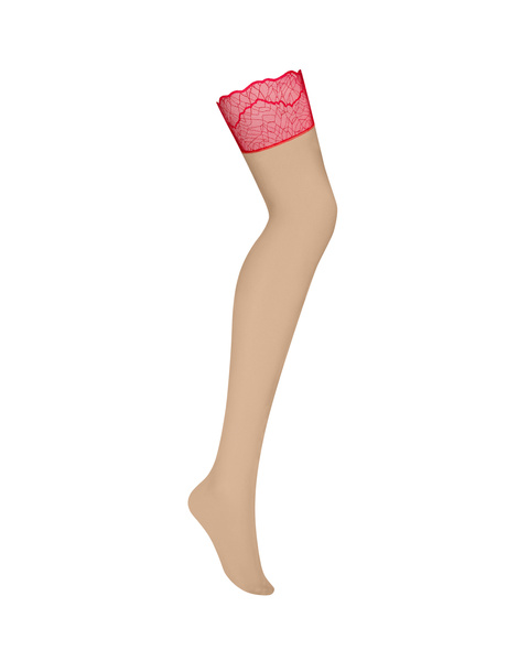 Pończochy Z Koronką Cupide Desir 2Xl/3Xl Obsessive