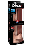 Realistyczne dildo z przyssawką King Cock Triple Density with Balls 12 Inch