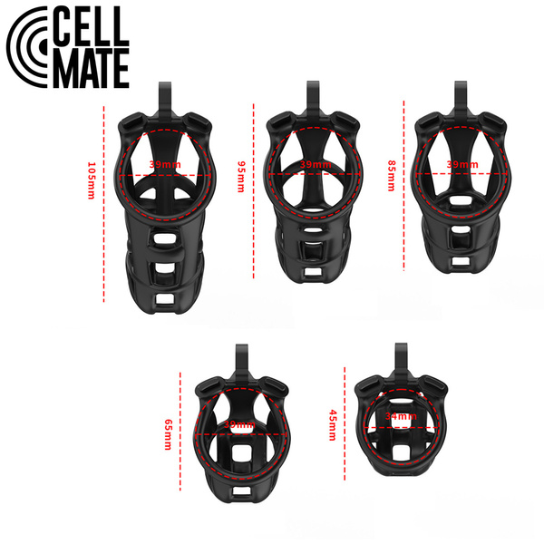 Пас цноти Guardian Chastity Cage Black Size 0 CELLMATE