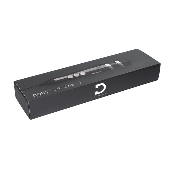 Wibrator Różdżka Die Cast 3 Disco Black Doxy