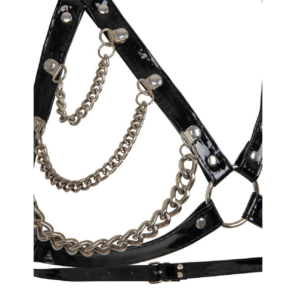 Harness-bra with chains Black HellRider