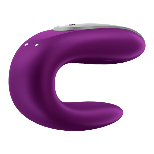 Wibrator dla par Satisfyer Double Fun Violet