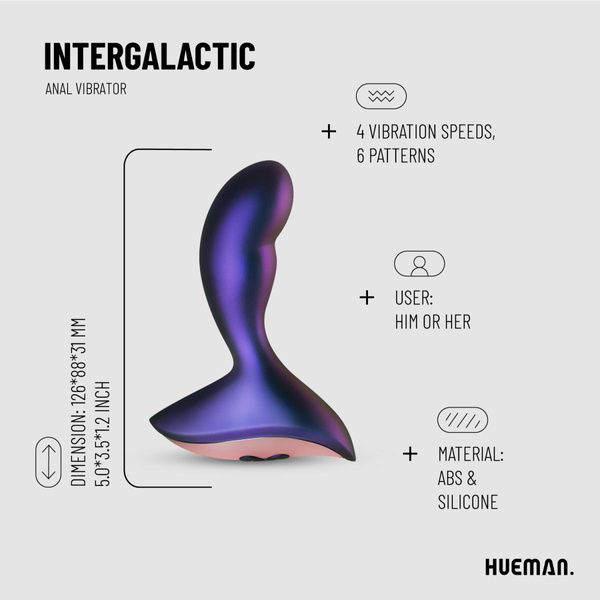 Wibrator Intergalactic Anal Vibrator Hueman