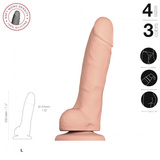 Strap-on-me Soft Realistic Dildo L Vanilla