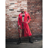 Matrix coat made of lack Red L/XL HellRider