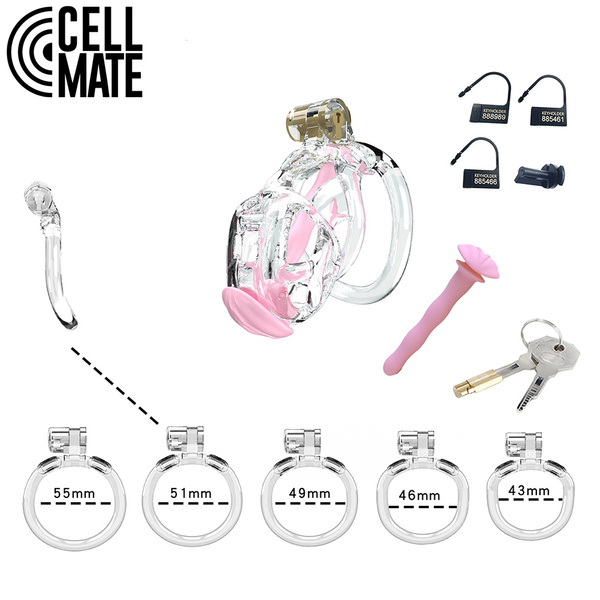 Pas cnoty Guardian Chastity Cage Clear Size 1 CELLMATE