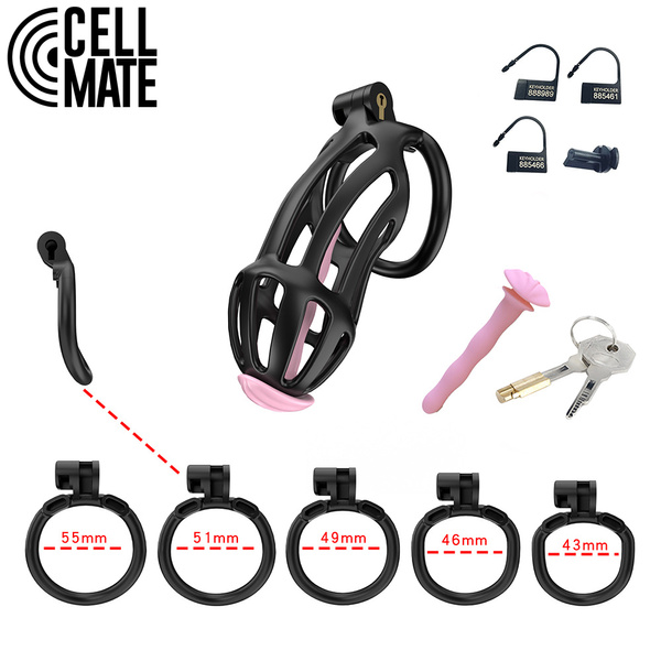 Пас цноти Centurion Chastity Cage Black Size 4 CELLMATE