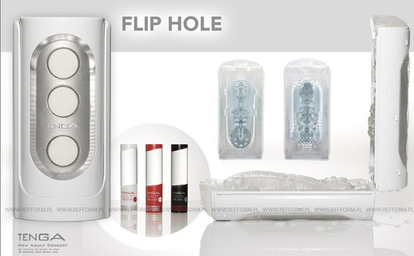 Masturbator Flip Hole White masturbator biały Tenga 