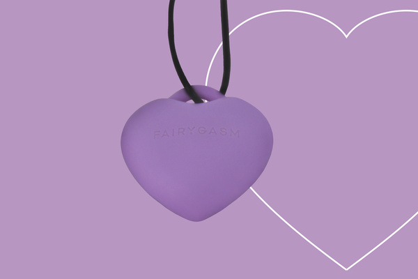 Інтимний масажер Pleasurestone фіолетовий FairyGasm