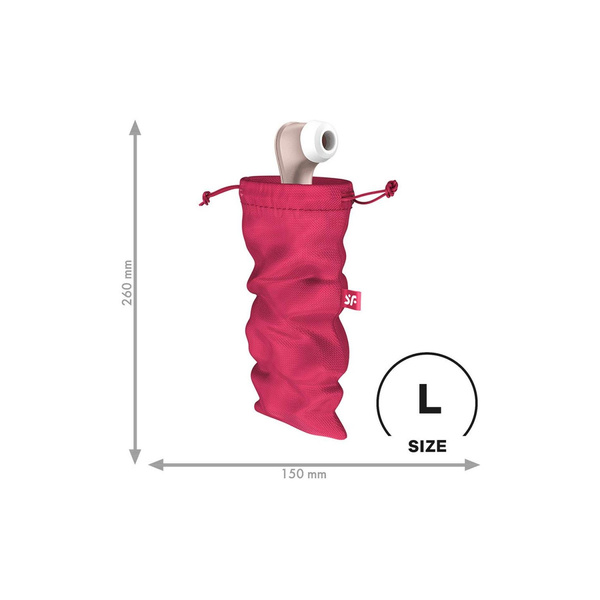 Мішок для еротичних іграшок Treasure Bag L Рожевий Satisfyer
