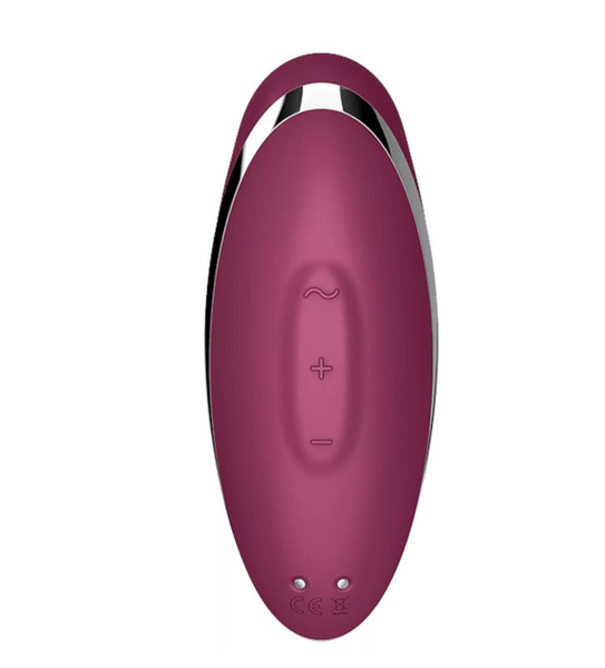 Stymulator łechtaczki Tap & Climax 2 red Satisfyer