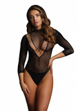 Body Le Désir Short Sleeve Teddy One Size Black Le Désir