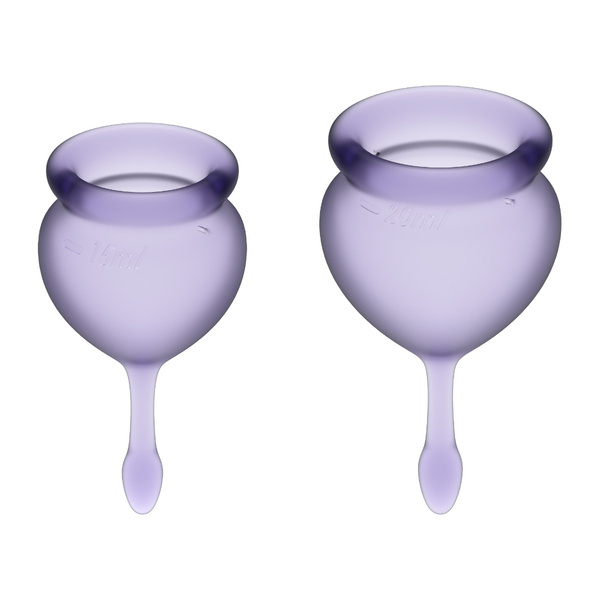 Kubeczki Menstruacyjne Feel Good Menstrual Cup Set Satisfyer