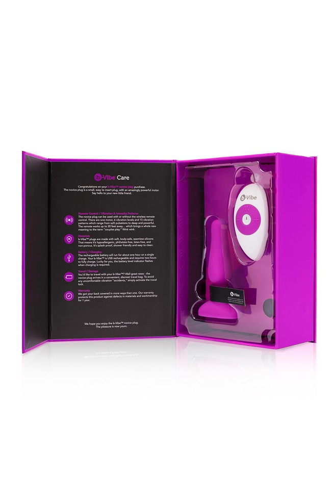 B-VIBE NOVICE PLUG FUCHSIA