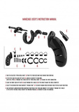 Chastity Model 03 Black Pas Cnoty Czarny Man Cage