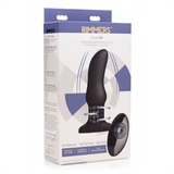 Wibrujący Korek Analny Model M Curved Rimmer Plug With Remote Rimmers