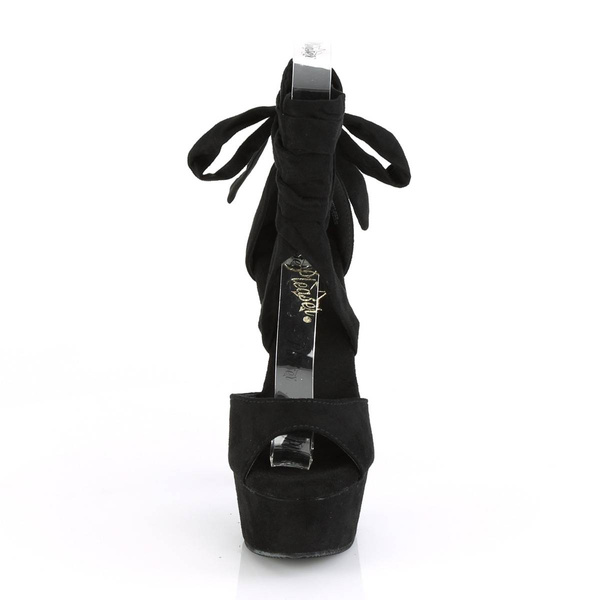 Сандалі з зав'язками Delight-679 Black Faux Suede / Black Faux Suede 9 (40) Pleaser