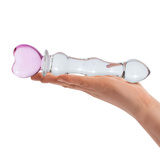 Dildo z zakończeniem w kształcie serca Glas Sweetheart Glass Dildo