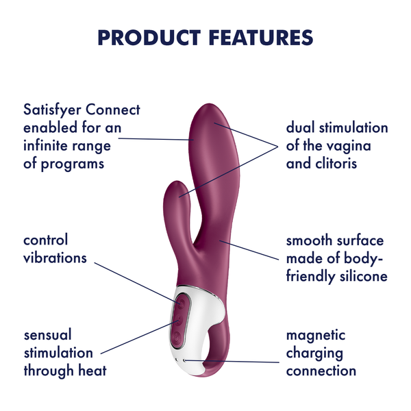 Вібратор Кролик Heated Affair Connect App Satisfyer