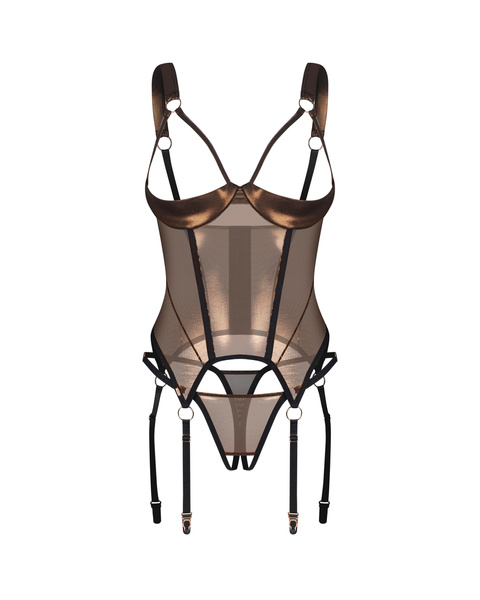 Soranna Corset & Open Thongs L/XL Obsessive