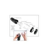 Masturbator Pipedream PDX Extreme Mega-Bator Ass Black/Clear