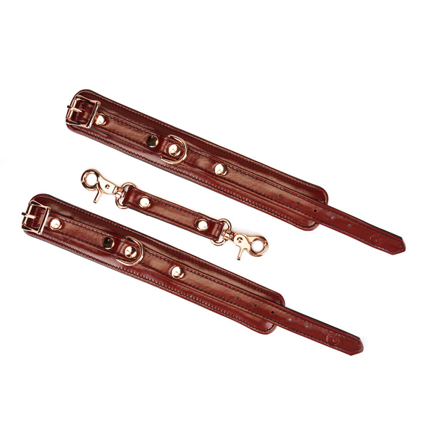 Наручники Wine Red Narrow Wrist Cuffs Liebe Seele