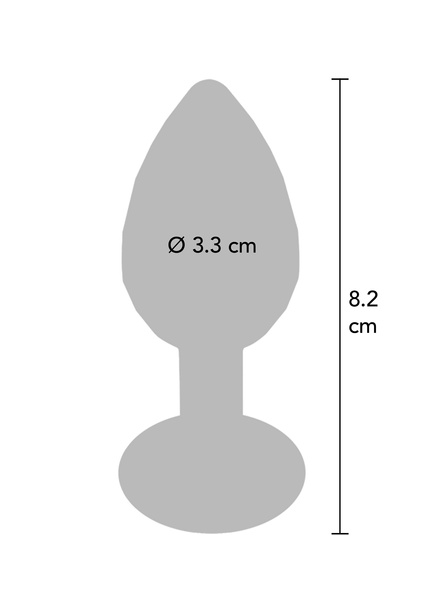 NS Novelties korek analny z kryształem Disco Diamond Plug Medium