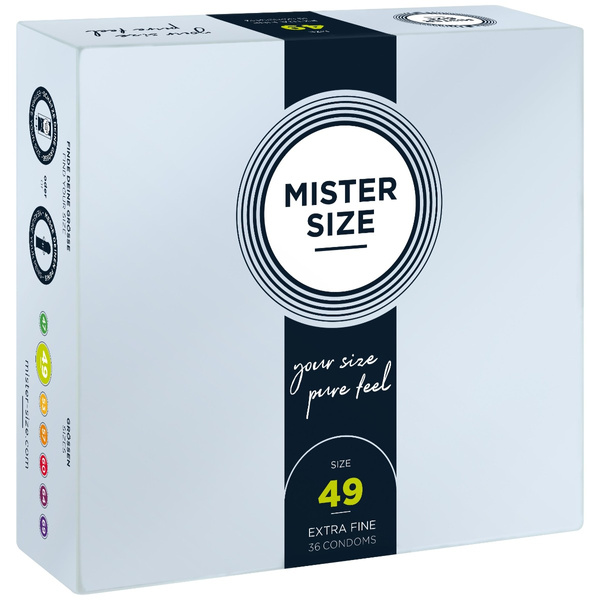 49 Мм Презервативи 36 Штук Mister.Size
