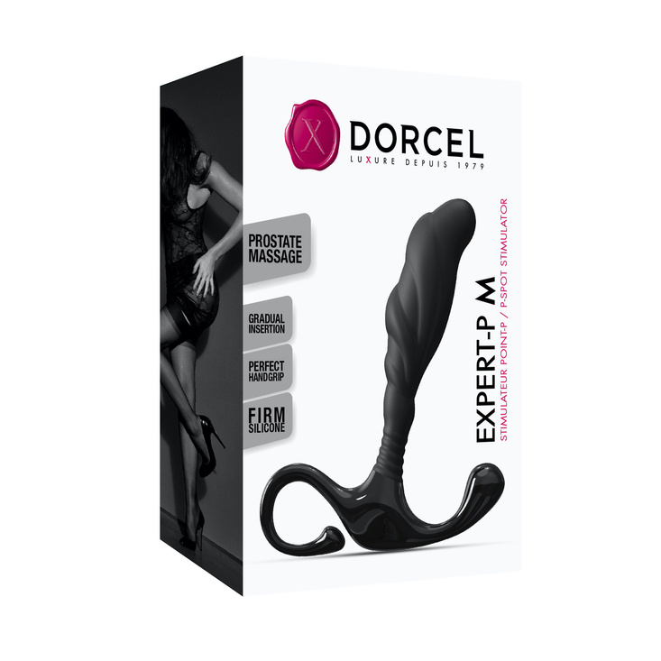 Silikonowy stymulator prostaty Dorcel Expert P rozmiar M