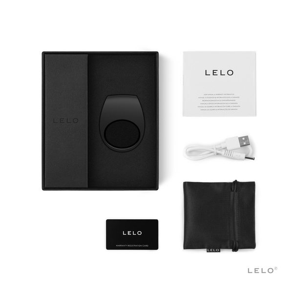 Вібруюче ерекційне кільце Tor 2 Ring Black Lelo