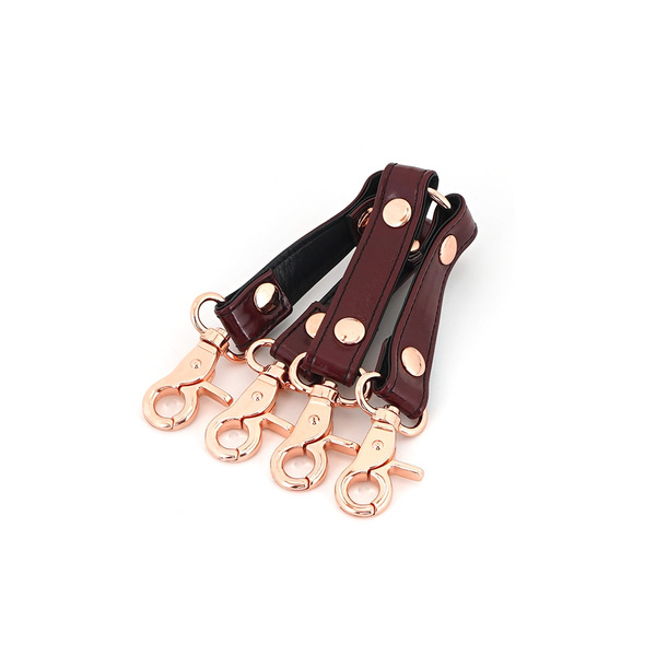 Uprząż Bondage Wine Red Hogtie Liebe Seele