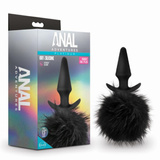 Anal Adventures Platinum Rabbit Tail Plug