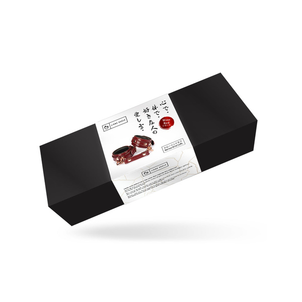 Наручники Wine Red Narrow Wrist Cuffs Liebe Seele