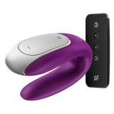 Wibrator dla par Satisfyer Double Fun Violet
