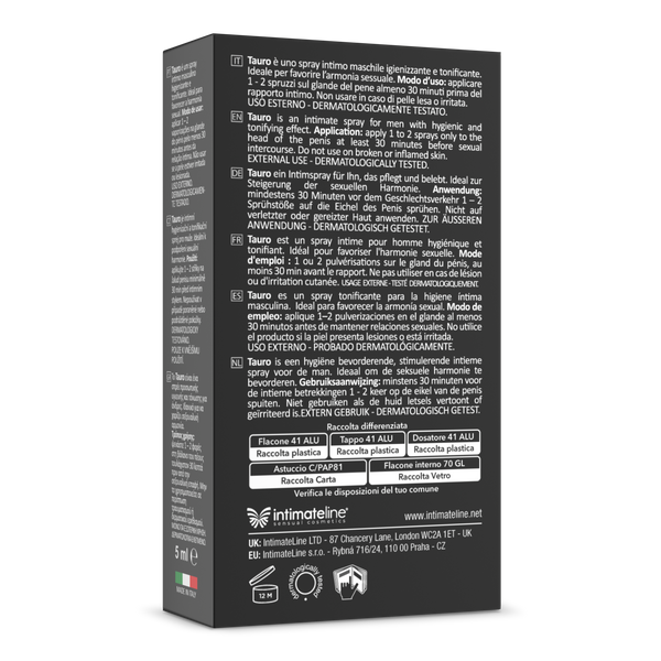 Концентрований спрей Tauro Extra Power 5Ml IntimateLine